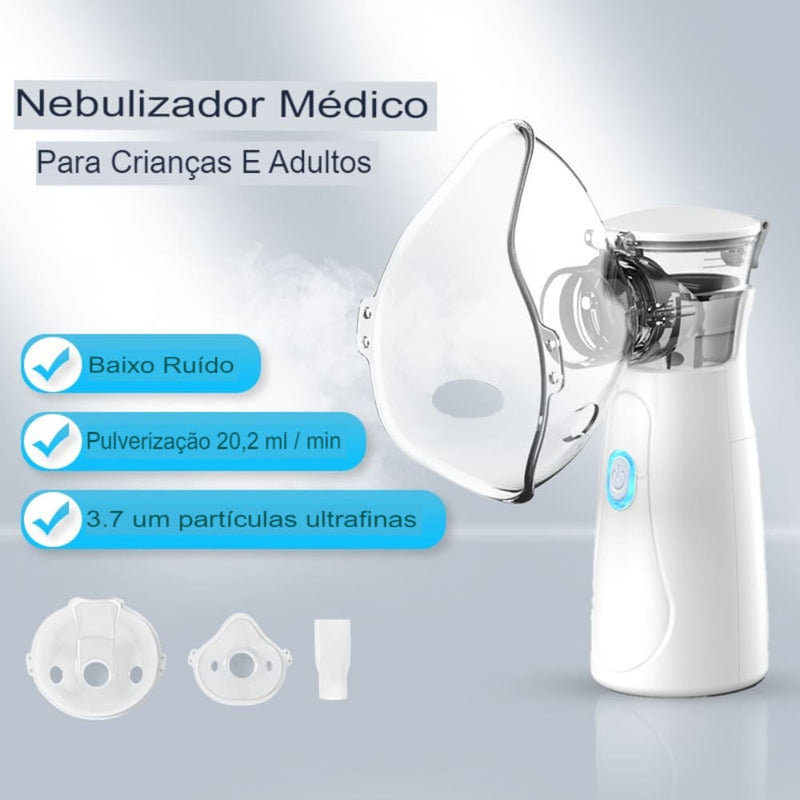 Inalador Portátil Automático - Super Silencioso - COMPRE 1 LEVE 2