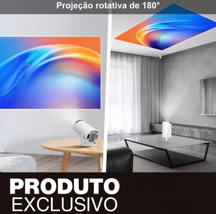 Projetor Portátil 4K Ultra HD - ORIGINAL