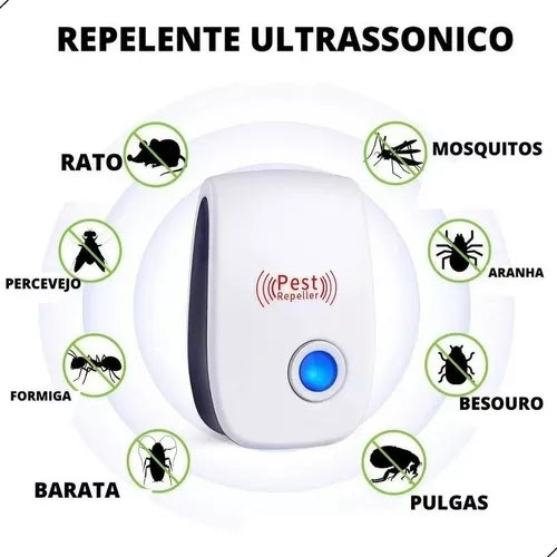 Repelente Sonoro Elétrico: Proteção Total contra Insetos e Roedores!