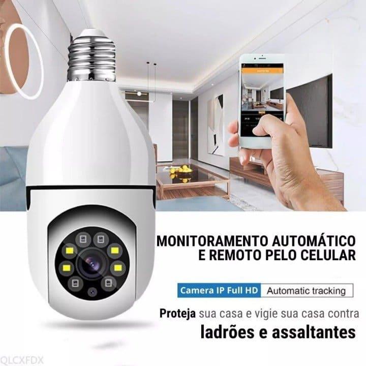 Câmera de Segurança Wifi - Sem fio 360° - COMPRE 1 LEVE 2