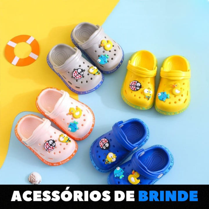 Chinelo Nuvem Infantil + Acessórios Inclusos (BRINDES)