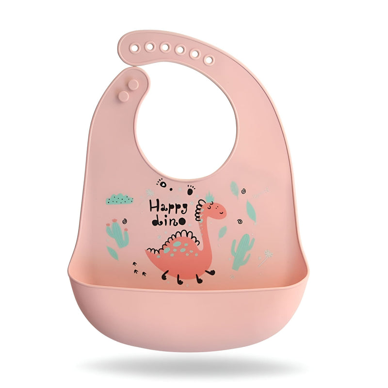 Babador de Silicone Infantil - Animais