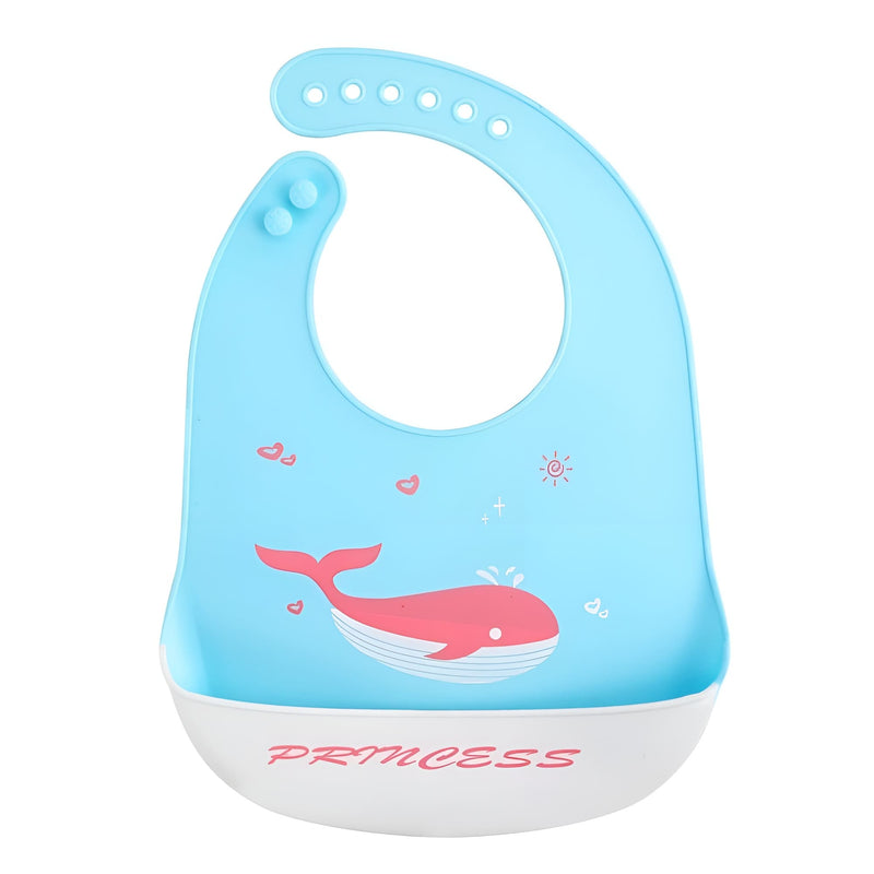 Babador de Silicone Infantil - Animais