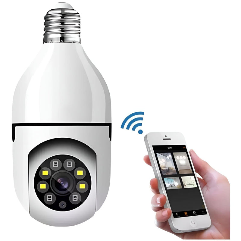 Câmera de Segurança Wifi - Sem fio 360° - COMPRE 1 LEVE 2